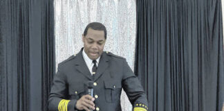 
			
				                                The City of Bennettsville installed Sammy Crosland as police chief on May 7.
                                 Stephanie Walcott | The Herald-Advocate

			
		