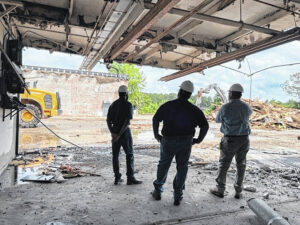 Marlboro County Council members visit former Delta textile facility