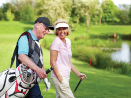 
			
				                                Seniors who play golf, particularly those who walk the course instead of using a cart to get around, can reap the rewards of walking, including improved cardiovascular health. (File photo).
 
			
		