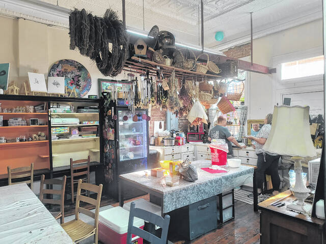 An exciting and unique attraction at Grandmas Treasures is a result of local artist Courtney Medlins involvement, Creation Station.