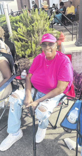 Olivia Breeden had a great time dancing to the music at Bennettsvilles Gospel on the Gulf Saturday
                                 Lauren Monica | Herald Advocate