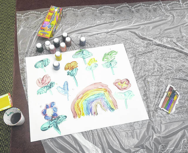Club members designed posters depicting how their week has gone since last weeks meeting of Nahzias Corner
