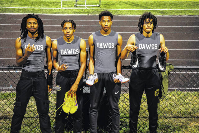 Deondre Wilson, third from left.
                                 Demarco Bostic | The Herald-Advocate