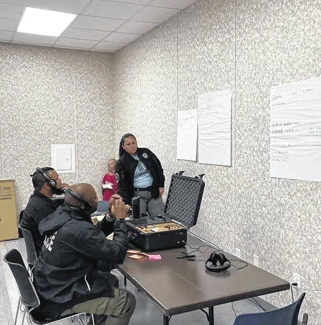 Lt. German and Detective Sessoms spent a week away from home learning how to more effectively communicate with someone in crisis by practicing active listening, behavioral influence, de-escalation, crisis intervention, and conflict resolution.
                                 Submitted courtesy of Facebook